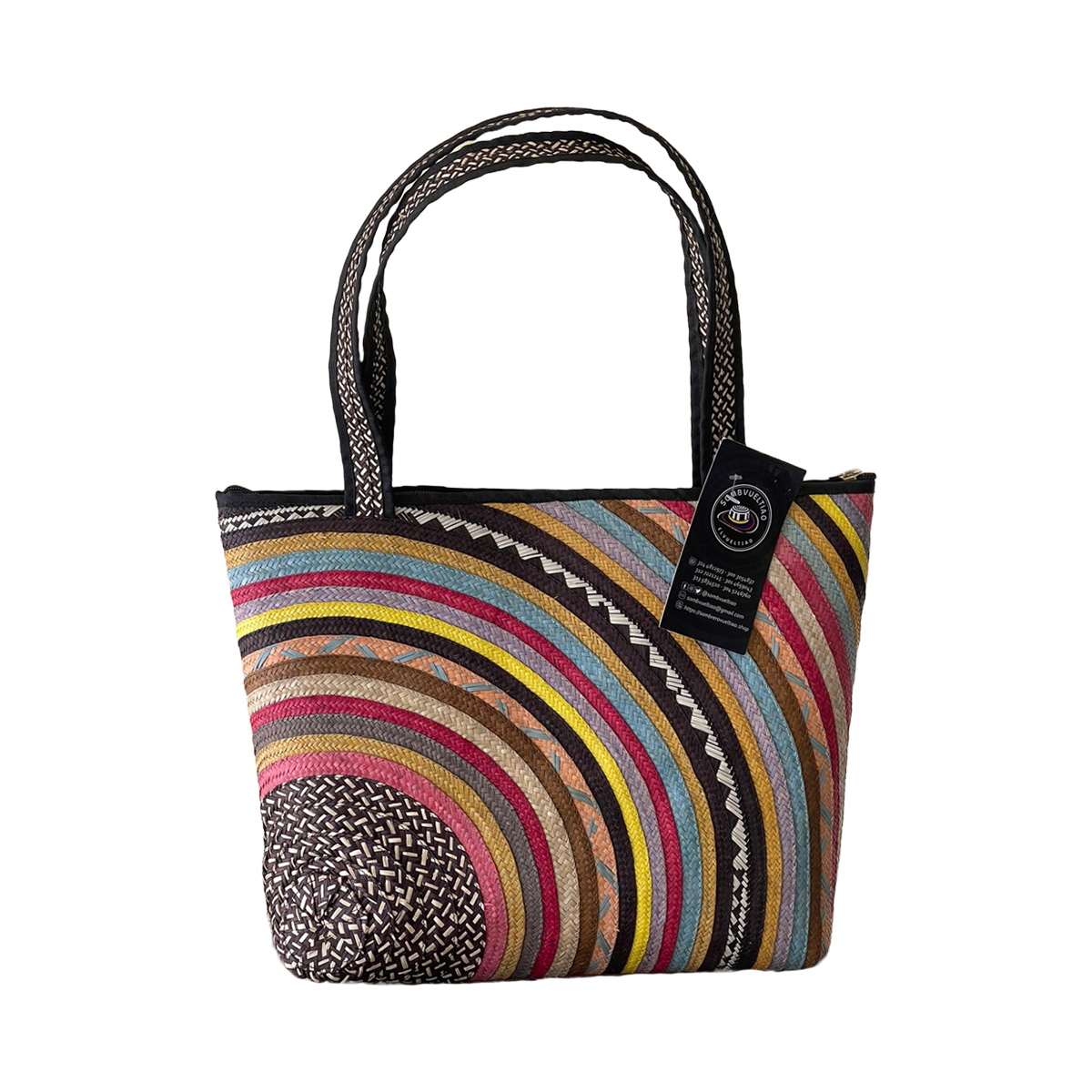 Bolso Artesanal Exclusivo Multicolor a Mano