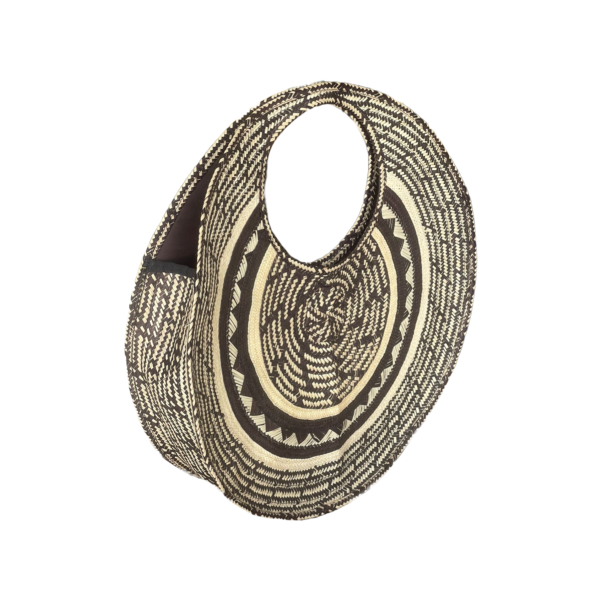 Bolso Diseño Disco Caña Flecha a Mano