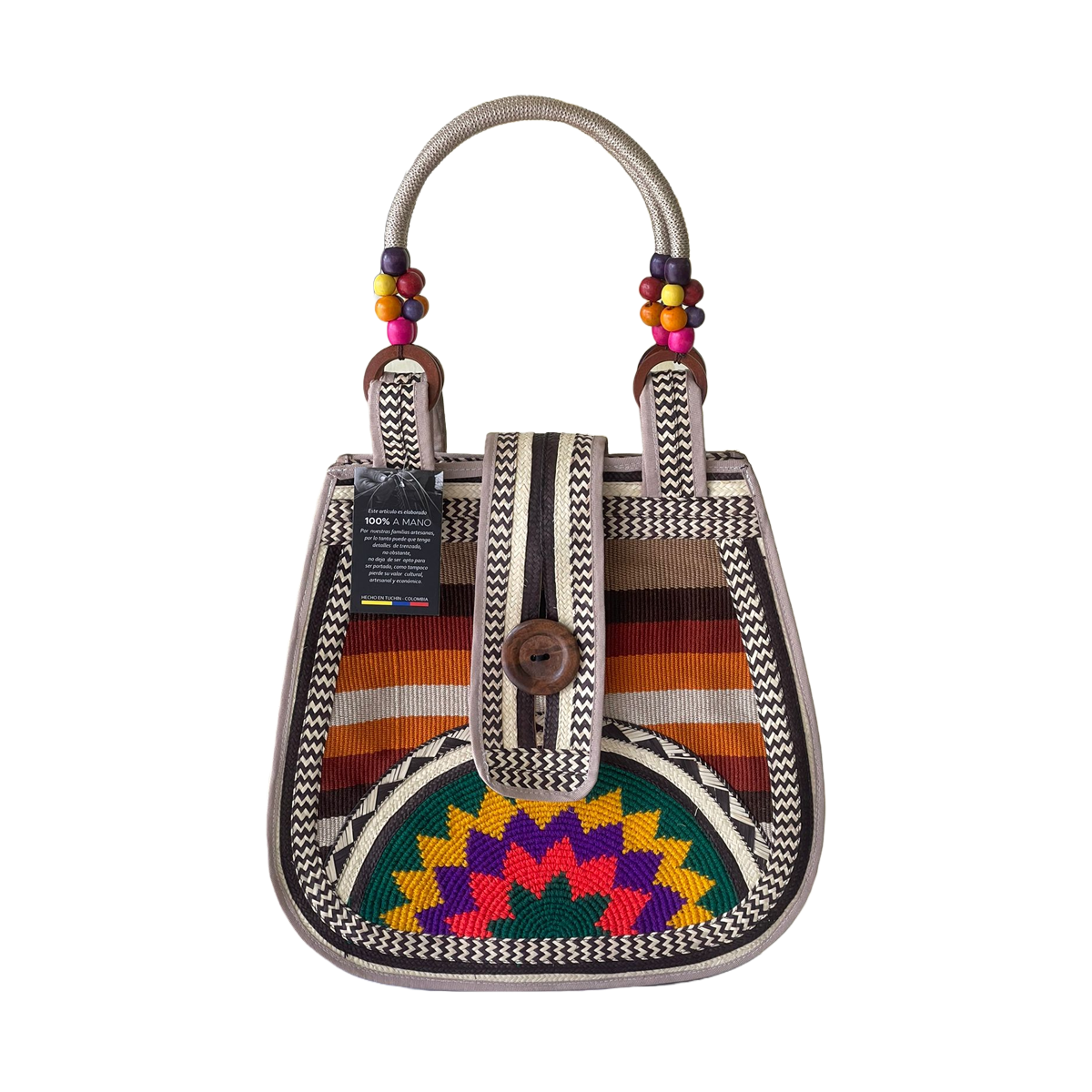 Bolso Pera Exclusivo Beige Diseño Único