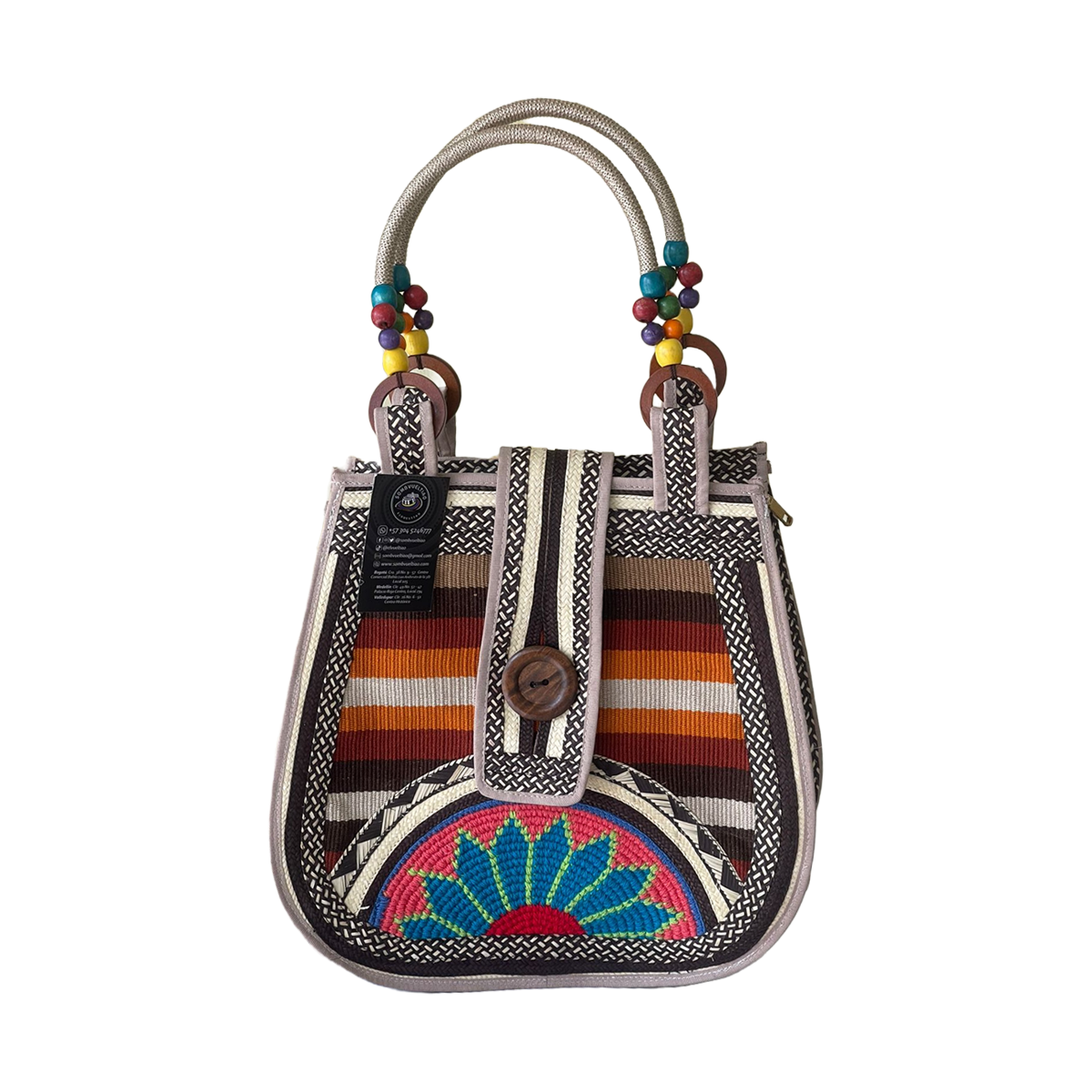 Bolso Pera Exclusivo Beige Diseño Único