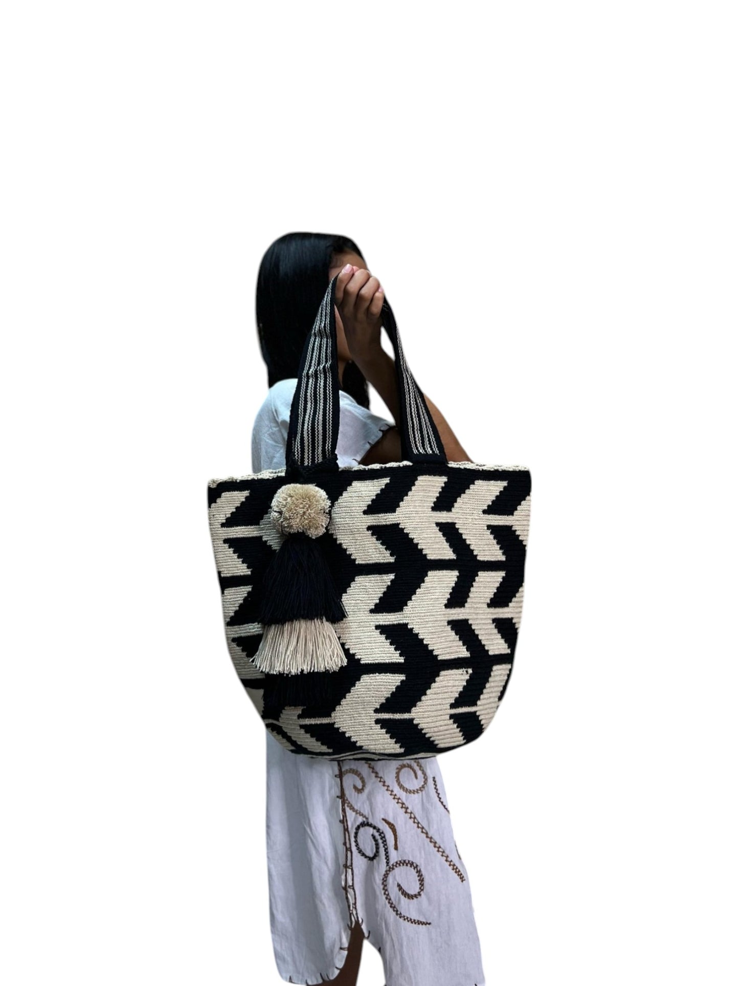Mochilón Exclusivo Bolso Grande Multicolor con Figuras