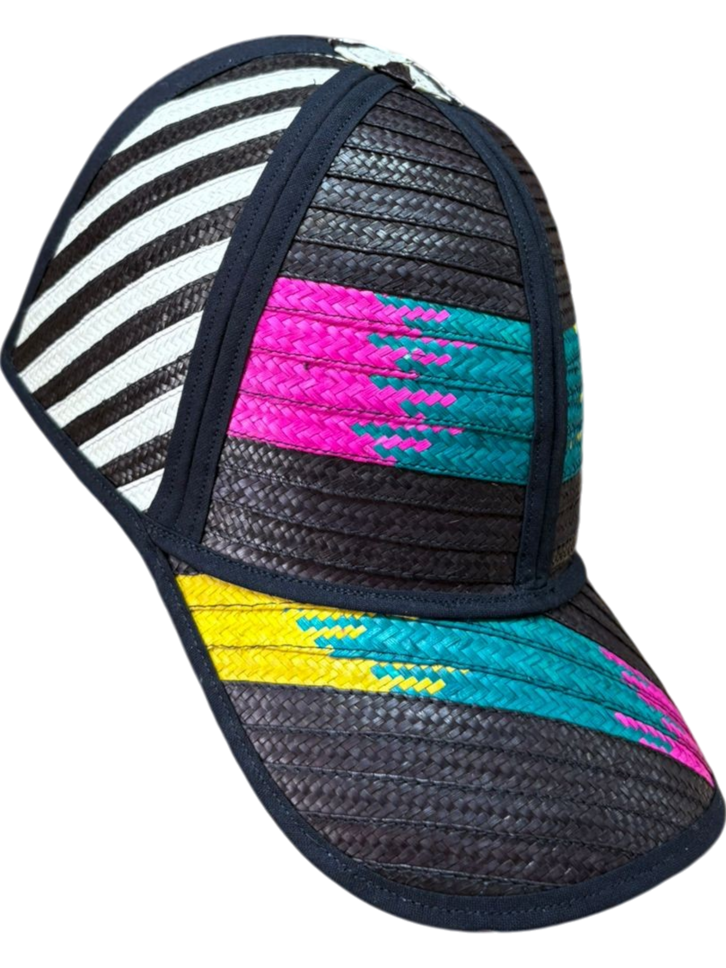 Gorra Artesanal Exclusiva Diseño Multicolor Fina