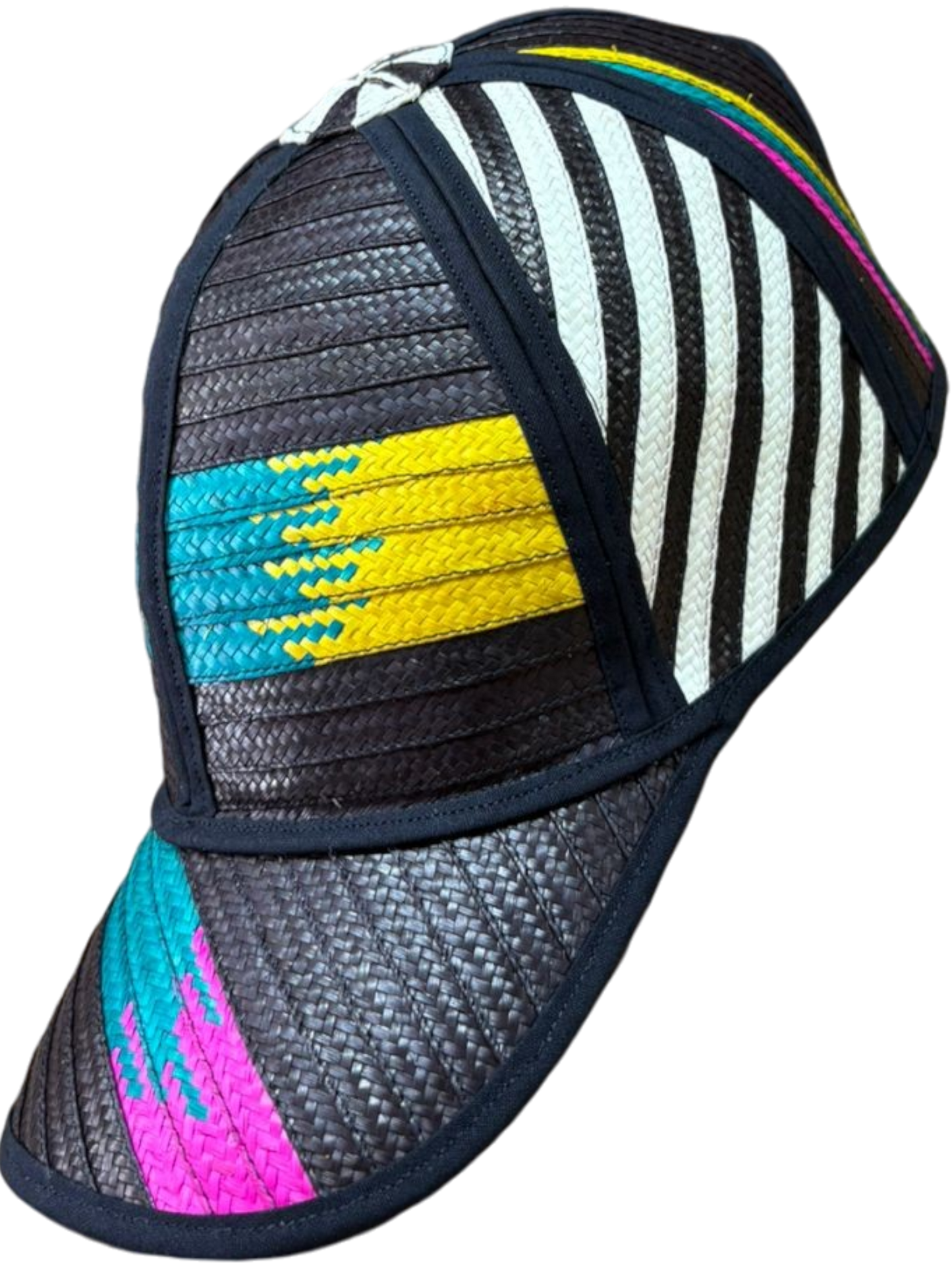 Gorra Artesanal Exclusiva Diseño Multicolor Fina
