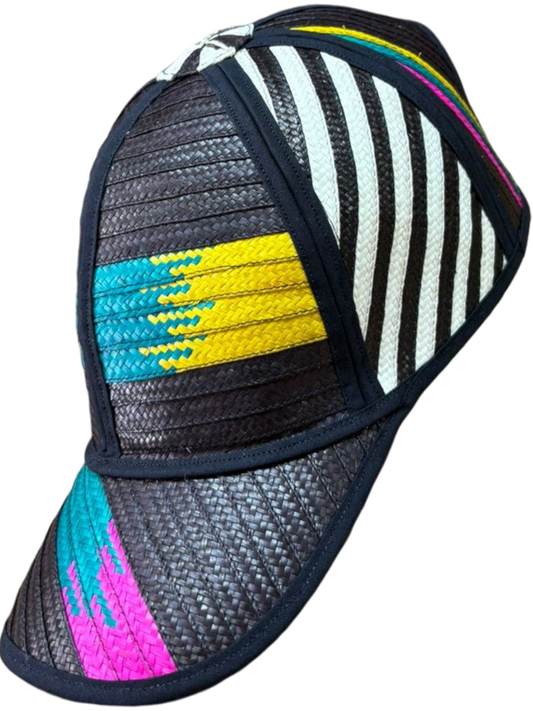 Gorra Artesanal Exclusiva Diseño Multicolor Fina