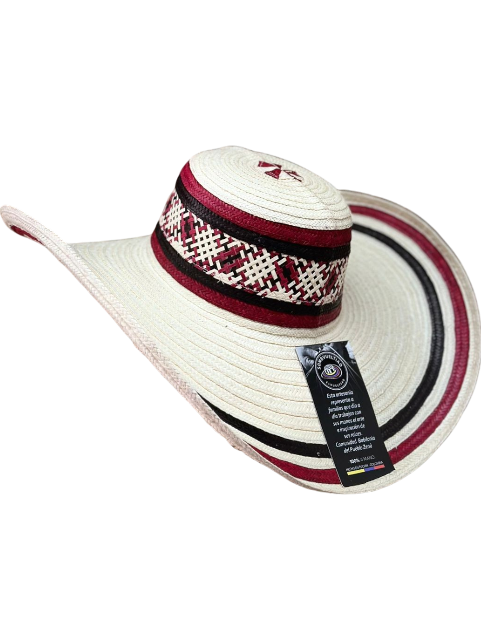 Sombrero Exclusivo Colores con Figuras Línea Tierra