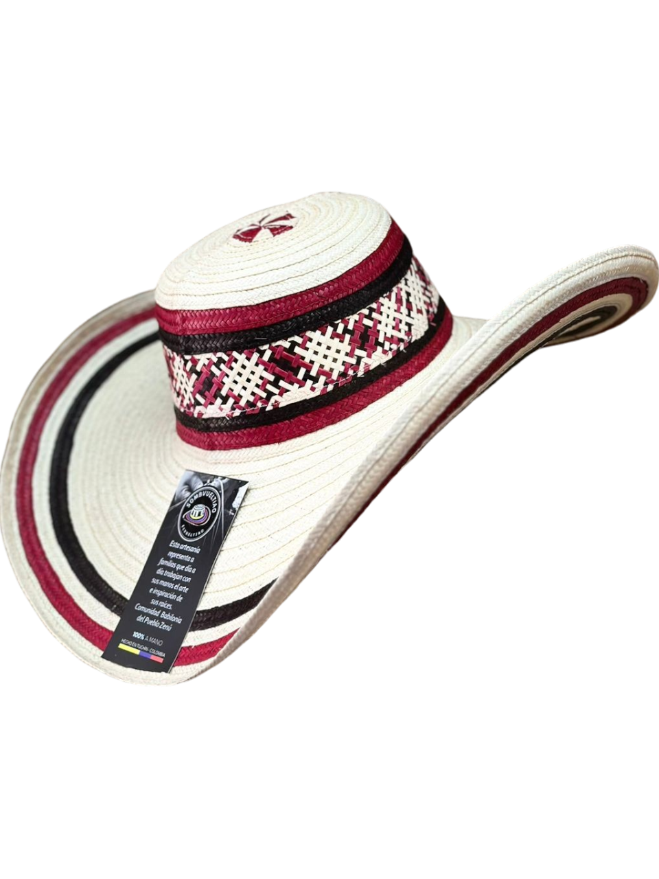 Sombrero Exclusivo Colores con Figuras Línea Tierra
