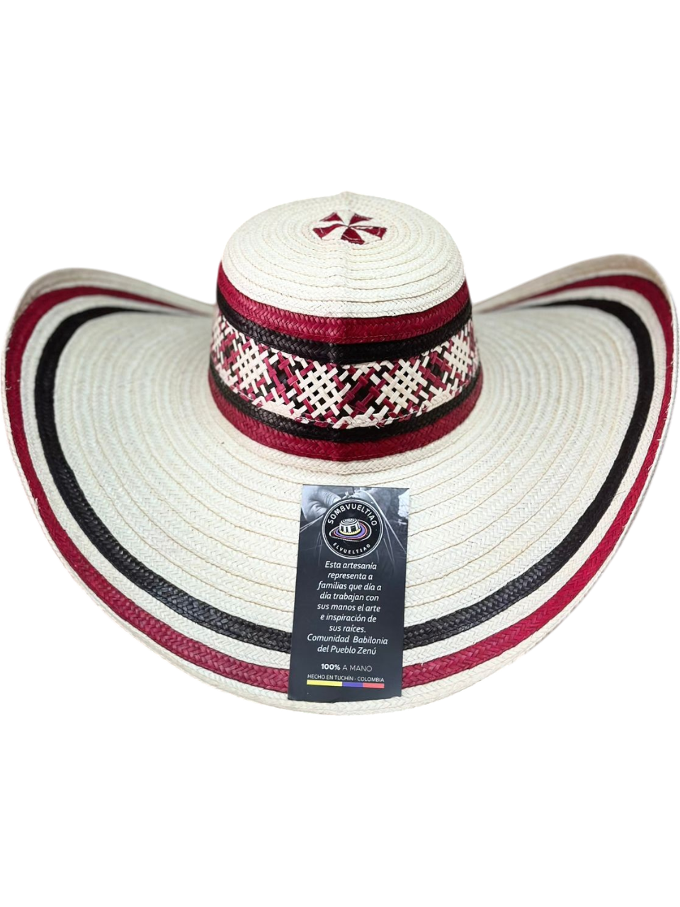 Sombrero Exclusivo Colores con Figuras Línea Tierra
