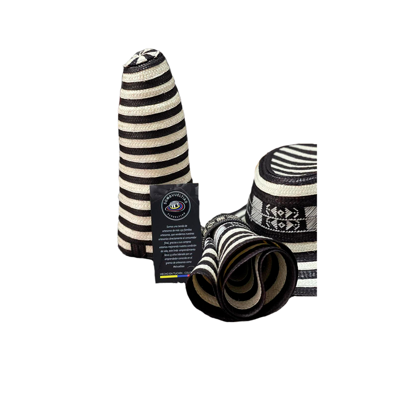 Combo Sombrero Corto + Estuche para Guardar