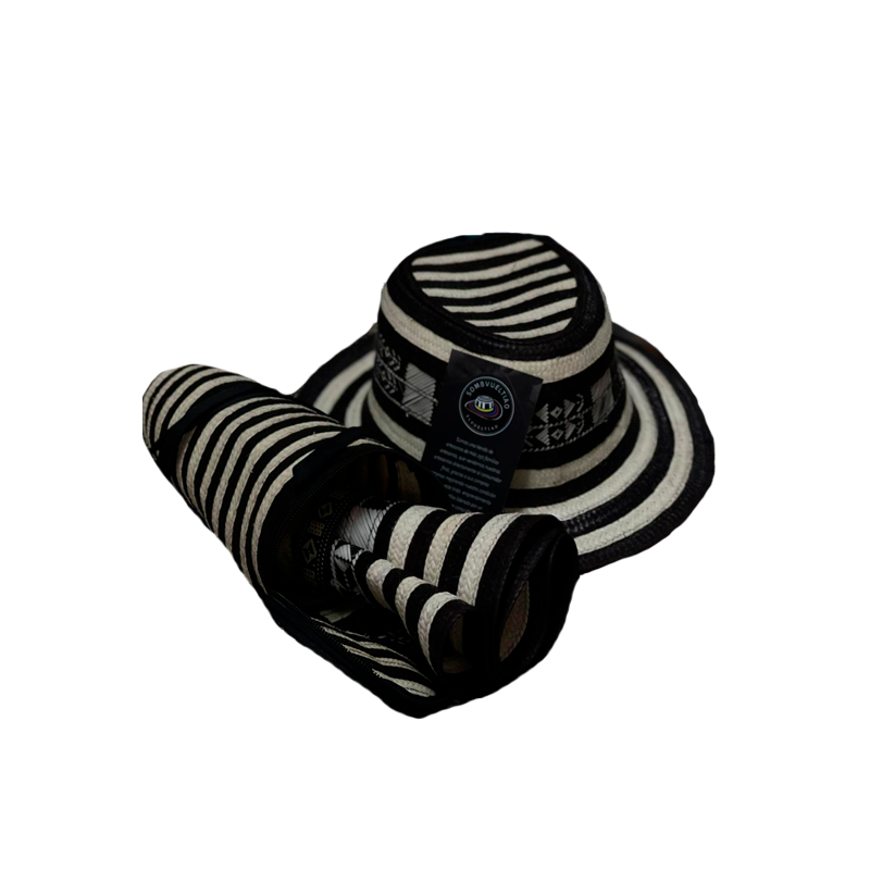 Combo Sombrero Corto + Estuche para Guardar