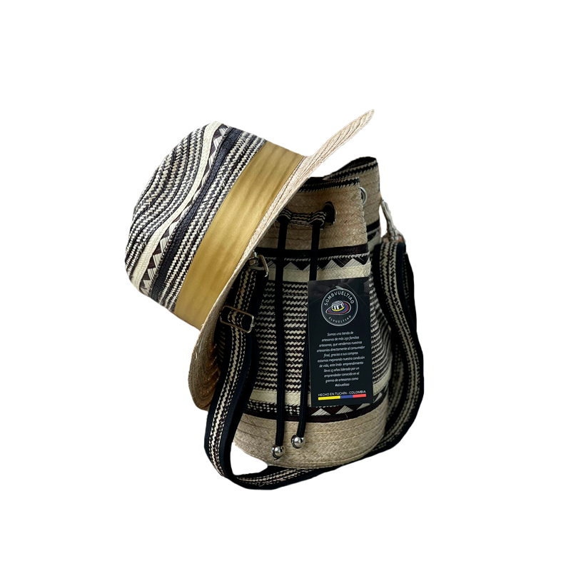 Combo Duo Sombrero + Mochila Fino Tradición