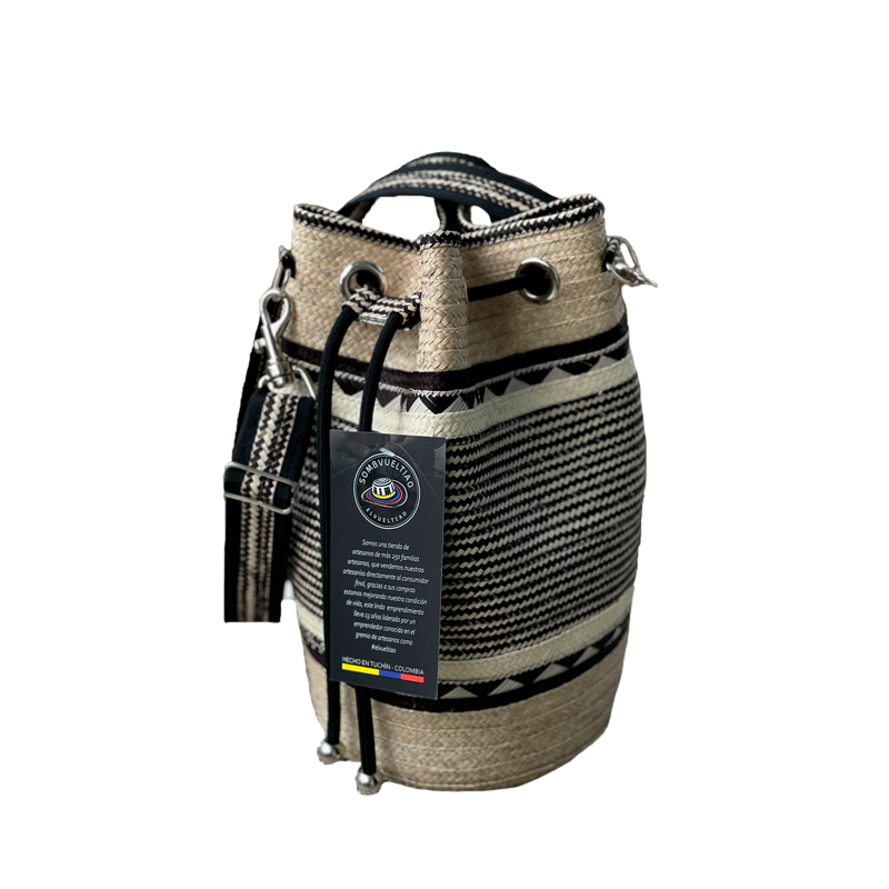 Mochila Caña Flecha Beige Diseño Colección Tradición