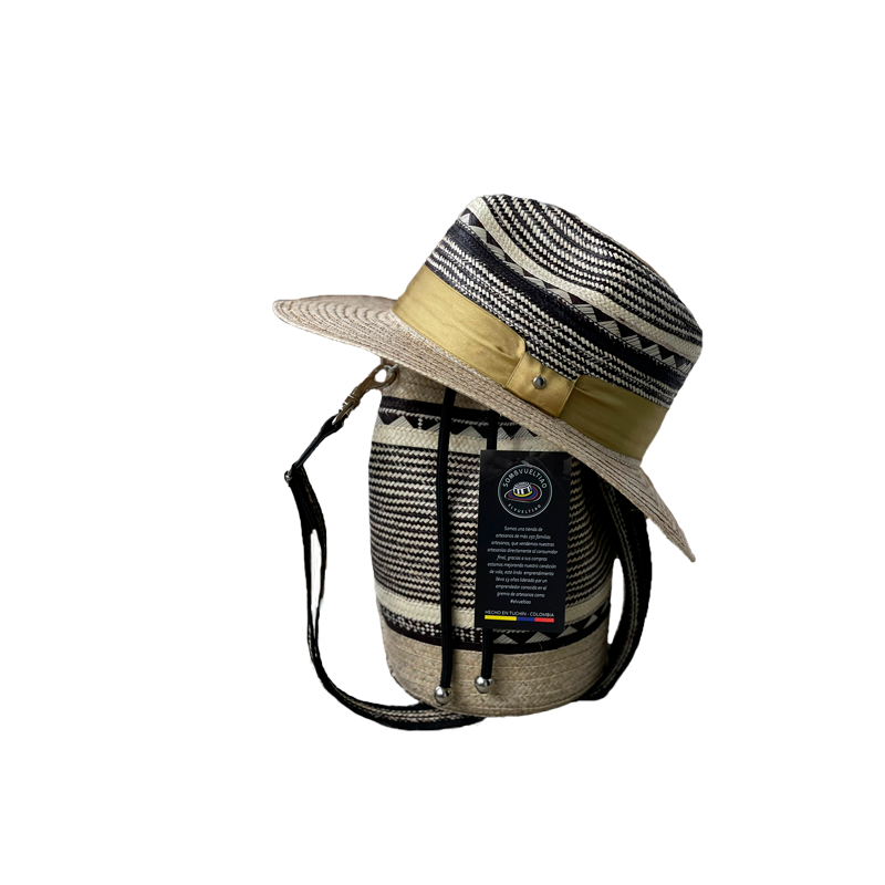 Combo Duo Sombrero + Mochila Fino Tradición