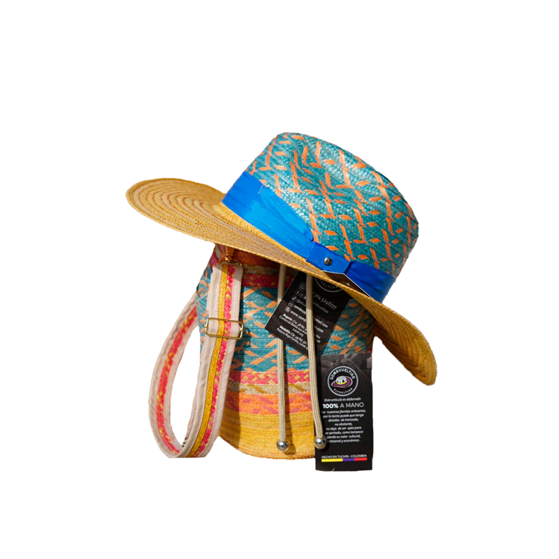 Combo Dúo Artesanal Multicolor Caña Flecha