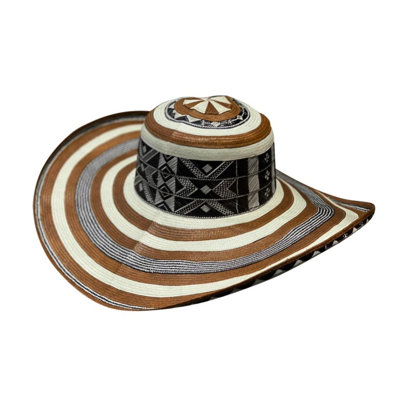 Sombrero 31 Fibras Diseño Marron