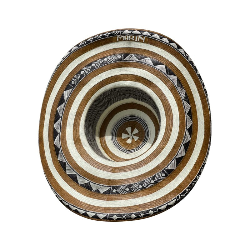 Sombrero 31 Fibras Diseño Marron