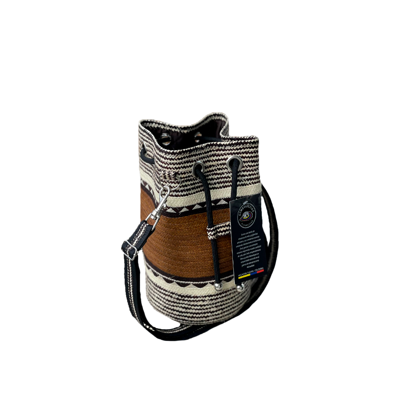 Mochila Caña Flecha Diseño Marrón Tradición