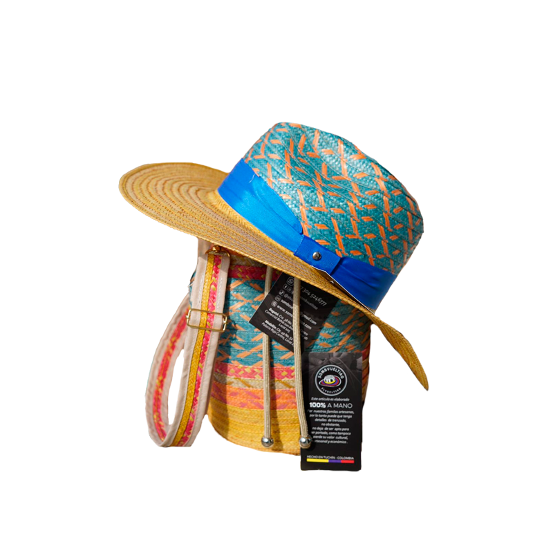 Combo Dúo Artesanal Multicolor Caña Flecha