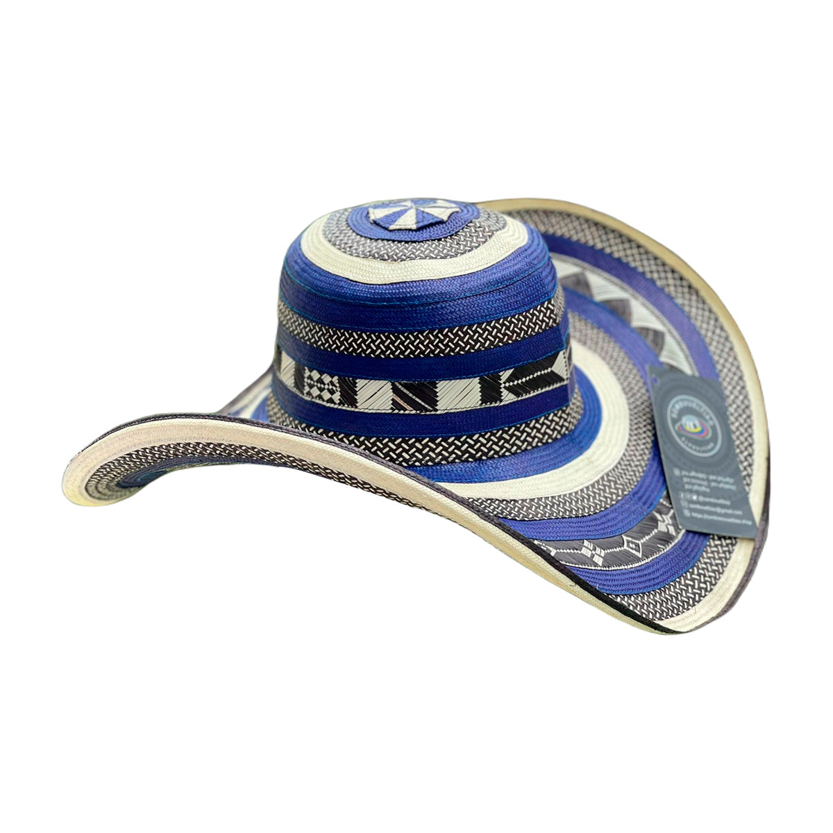 Sombrero 27 Fibras Azul Exclusivo Granito