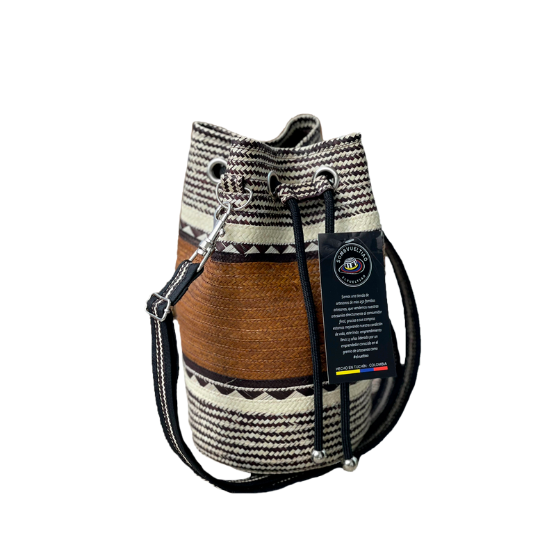 Mochila Caña Flecha Diseño Marrón Tradición