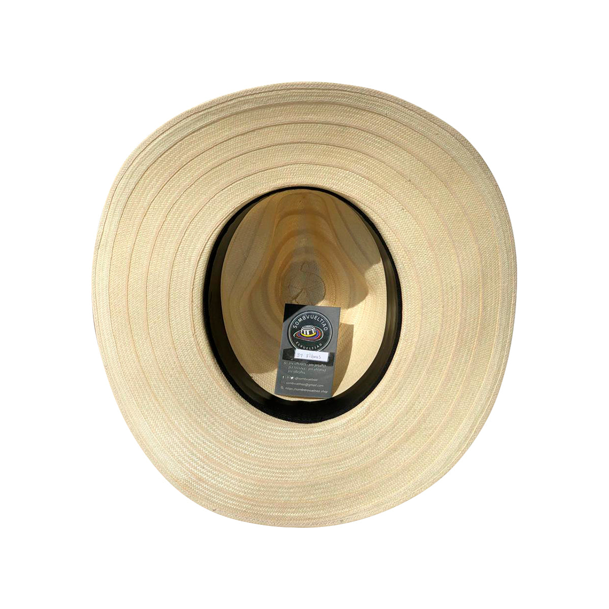 Sombrero Panameño 31 Fibras Extrafino Beige