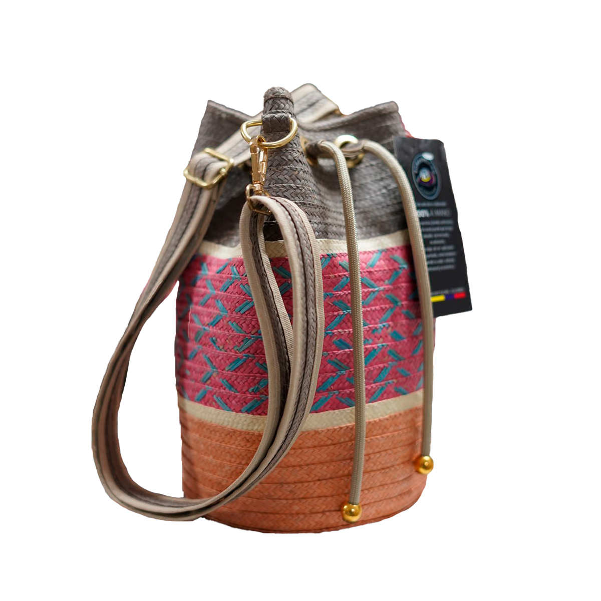 Mochila de Caña Flecha Diseño en Tres Colores