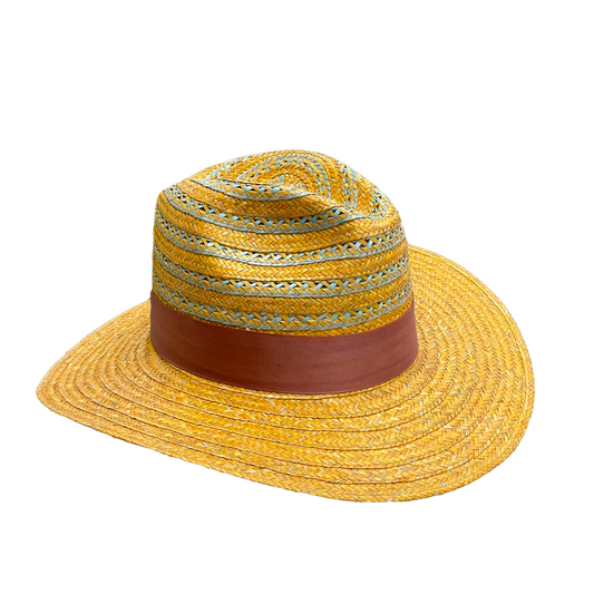 Sombrero Panameño Exclusivo Diseño Franjas MY