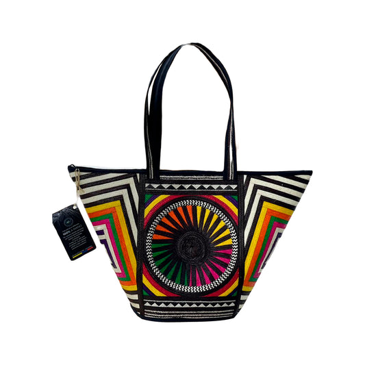Bolso Exclusivo Artesanal Multicolor Fino
