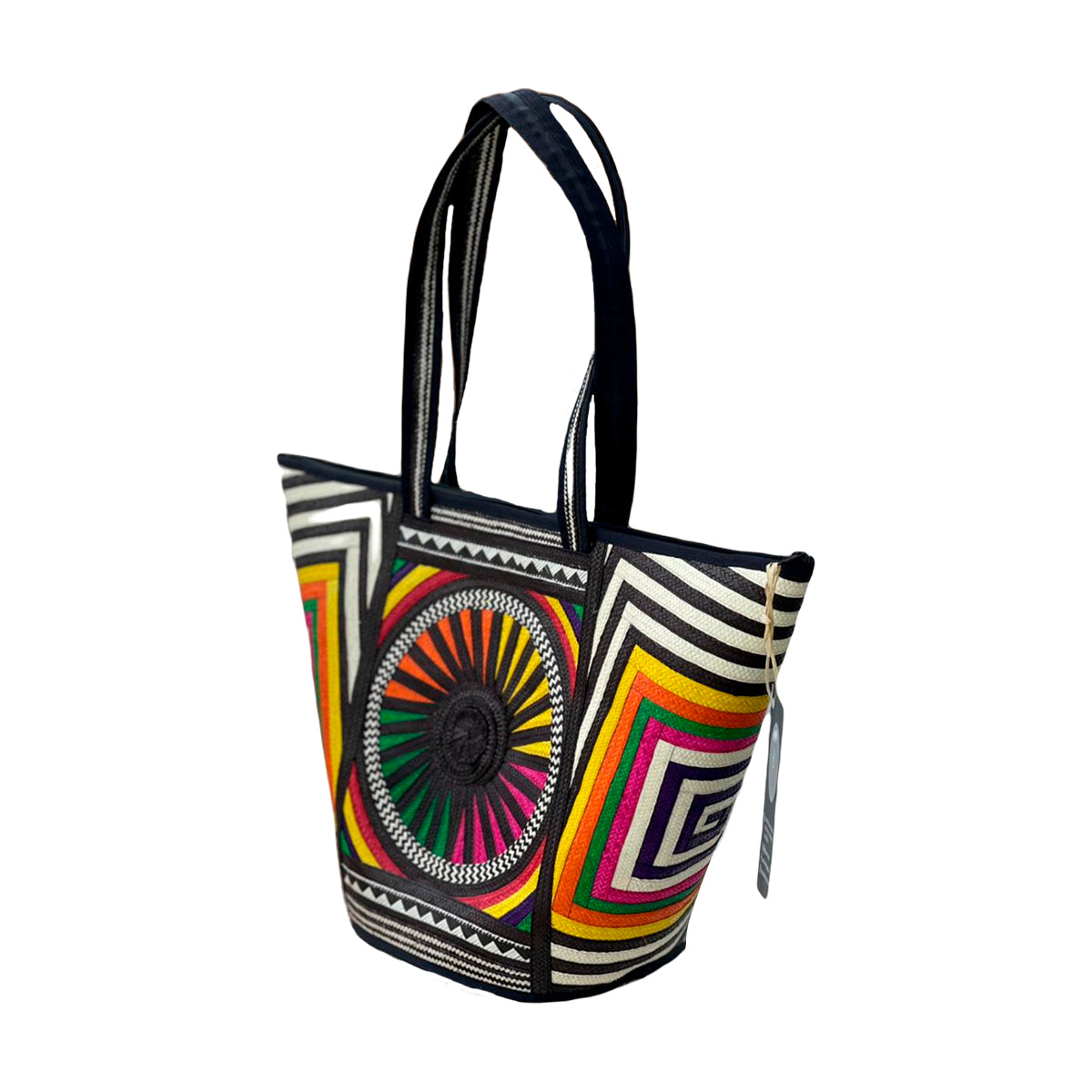 Bolso Exclusivo Artesanal Multicolor Fino
