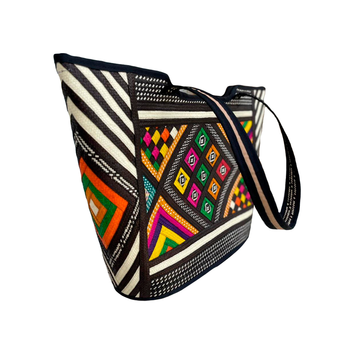 Bolso Exclusivo Caña Flecha Artesanal Colores