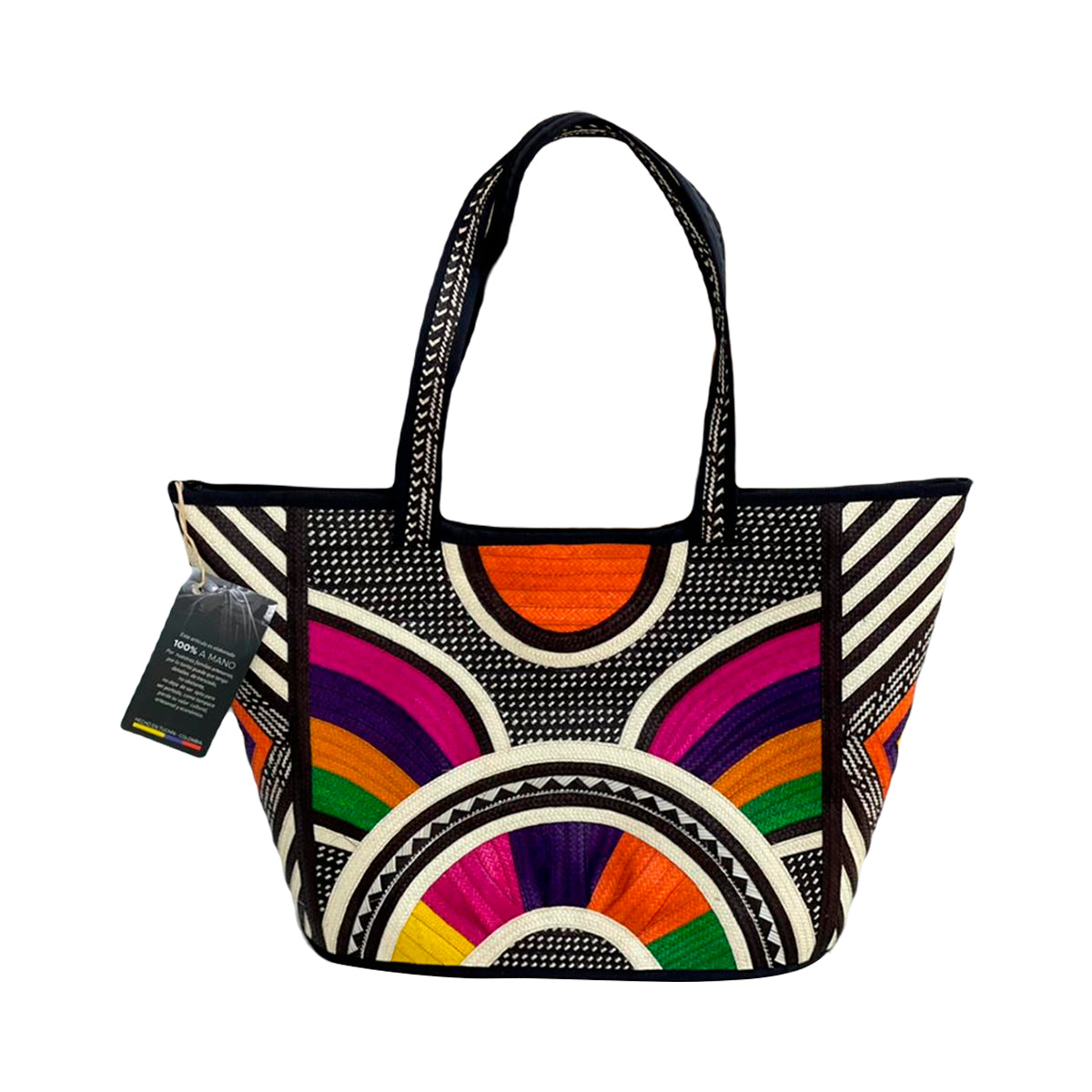 Bolso Exclusivo Caña Flecha Artesanal Colores