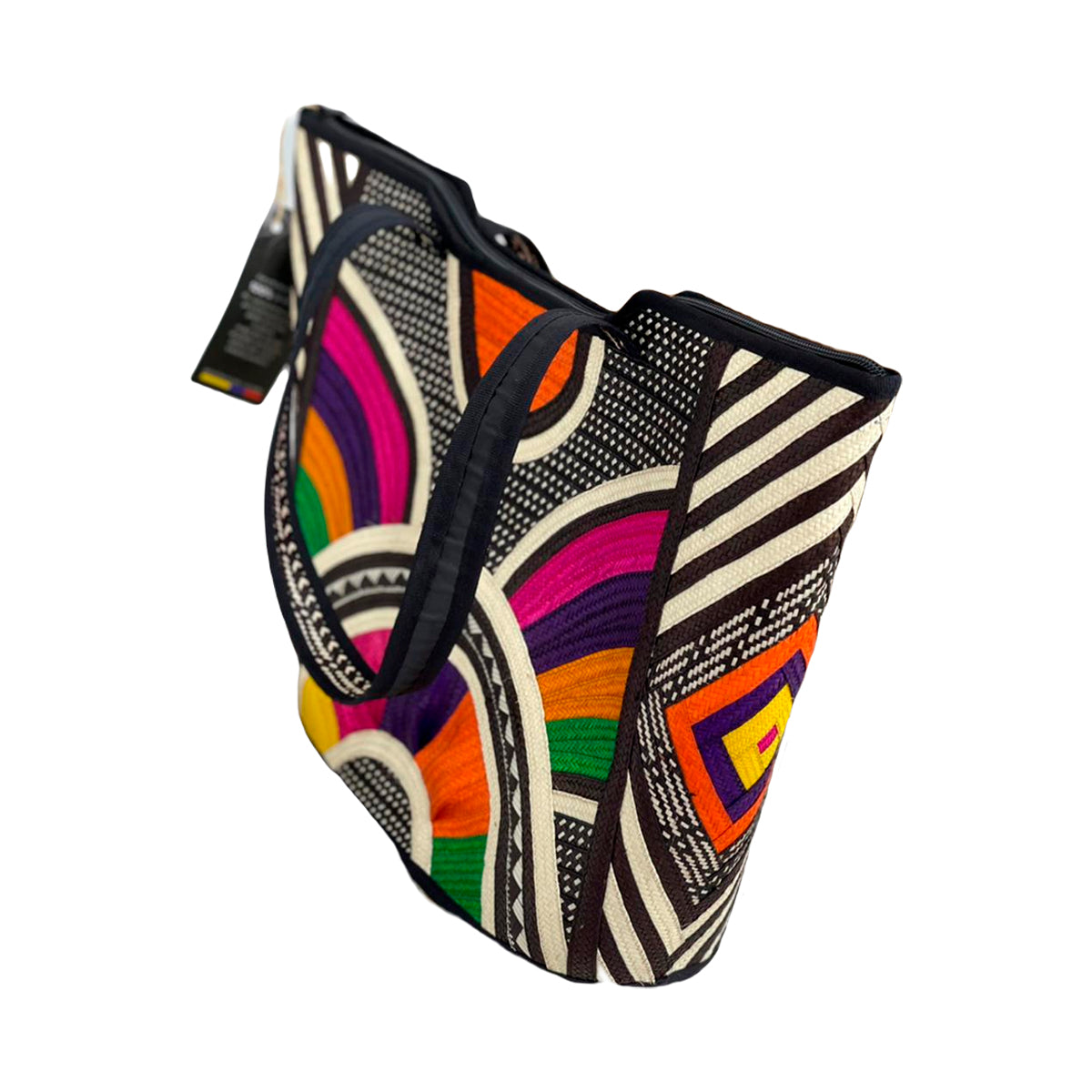 Bolso Exclusivo Caña Flecha Artesanal Colores