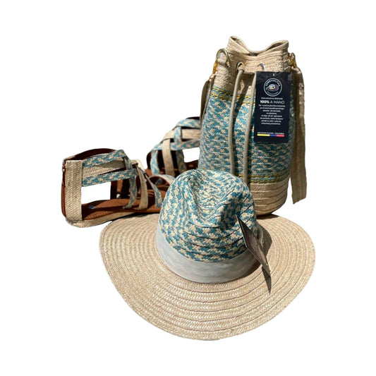 Combo Trío Diseño Paraíso Exclusivo a Mano MY