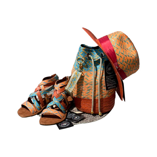 Combo Trío Exclusivo Multicolor Fino Artesanal MY