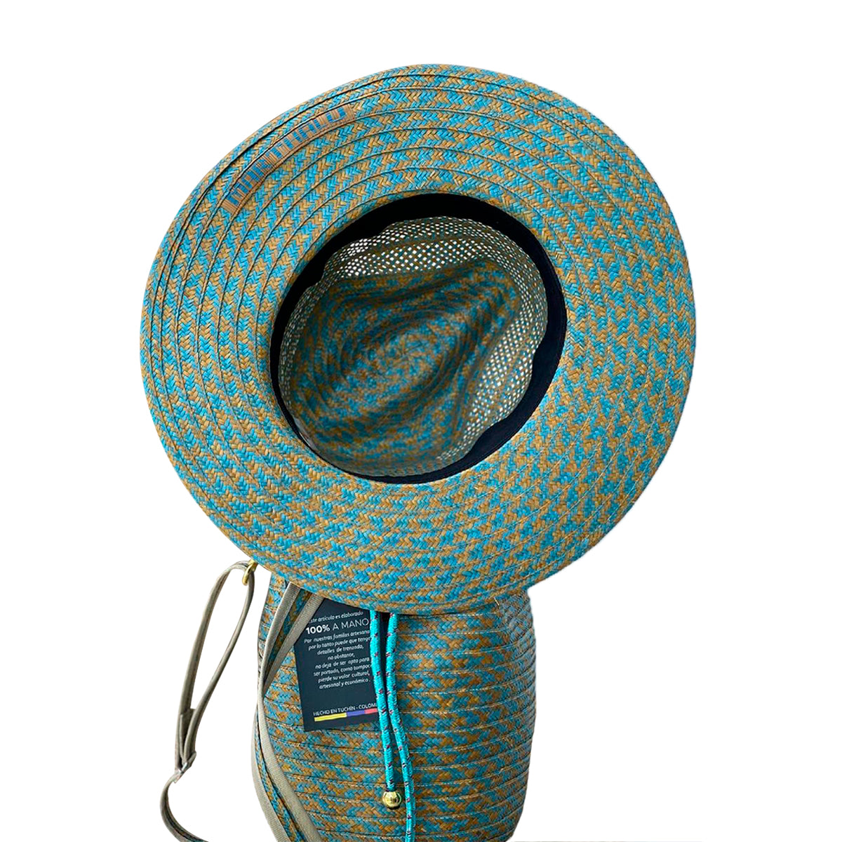 Combo Duo Caña Flecha Diseño Azul Dorado