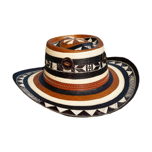 Sombrero Corto 23 Fibras Pintas Tradicionales