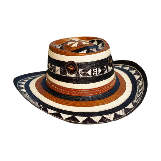 Sombrero Corto 33 Fibras Pintas Tradicionales