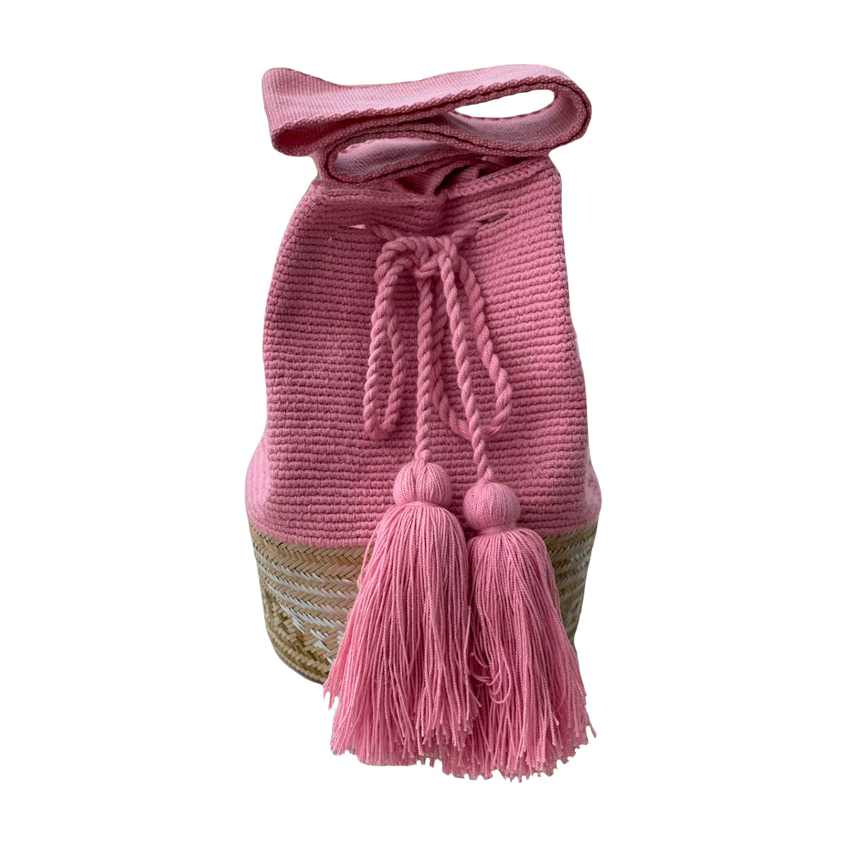 Mochila en Hilo color Rosa Lavanda