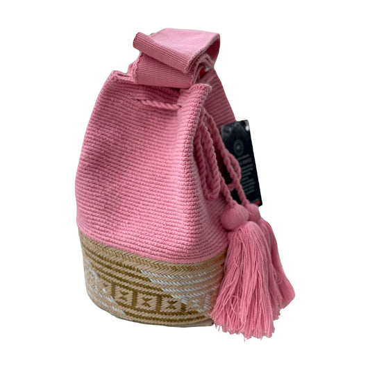 Mochila en Hilo color Rosa Lavanda