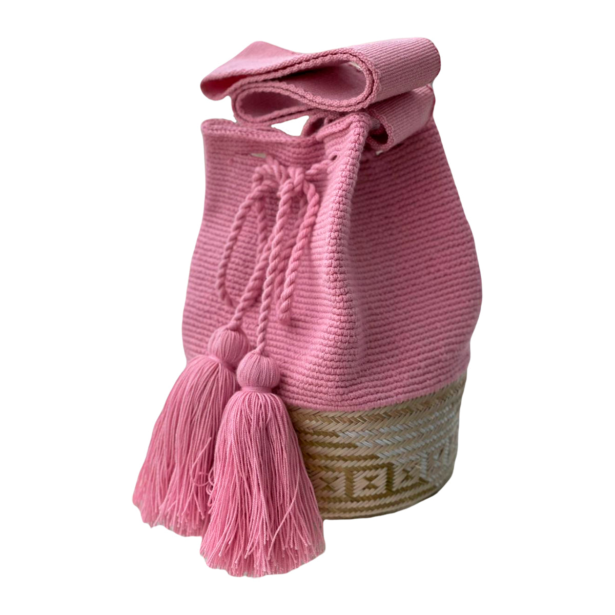 Mochila en Hilo color Rosa Lavanda