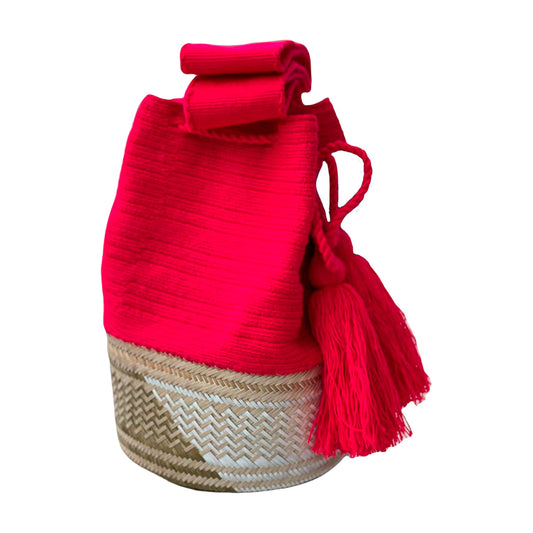 Mochila de Hilo Rojo cereza MY