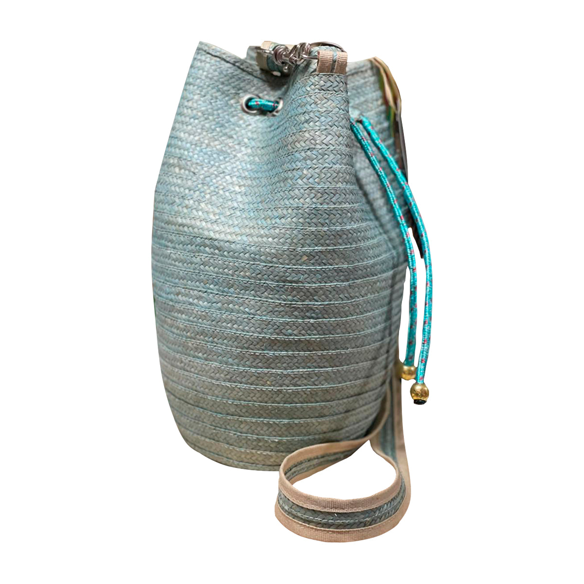 Mochila de caña Flecha de color azul claro