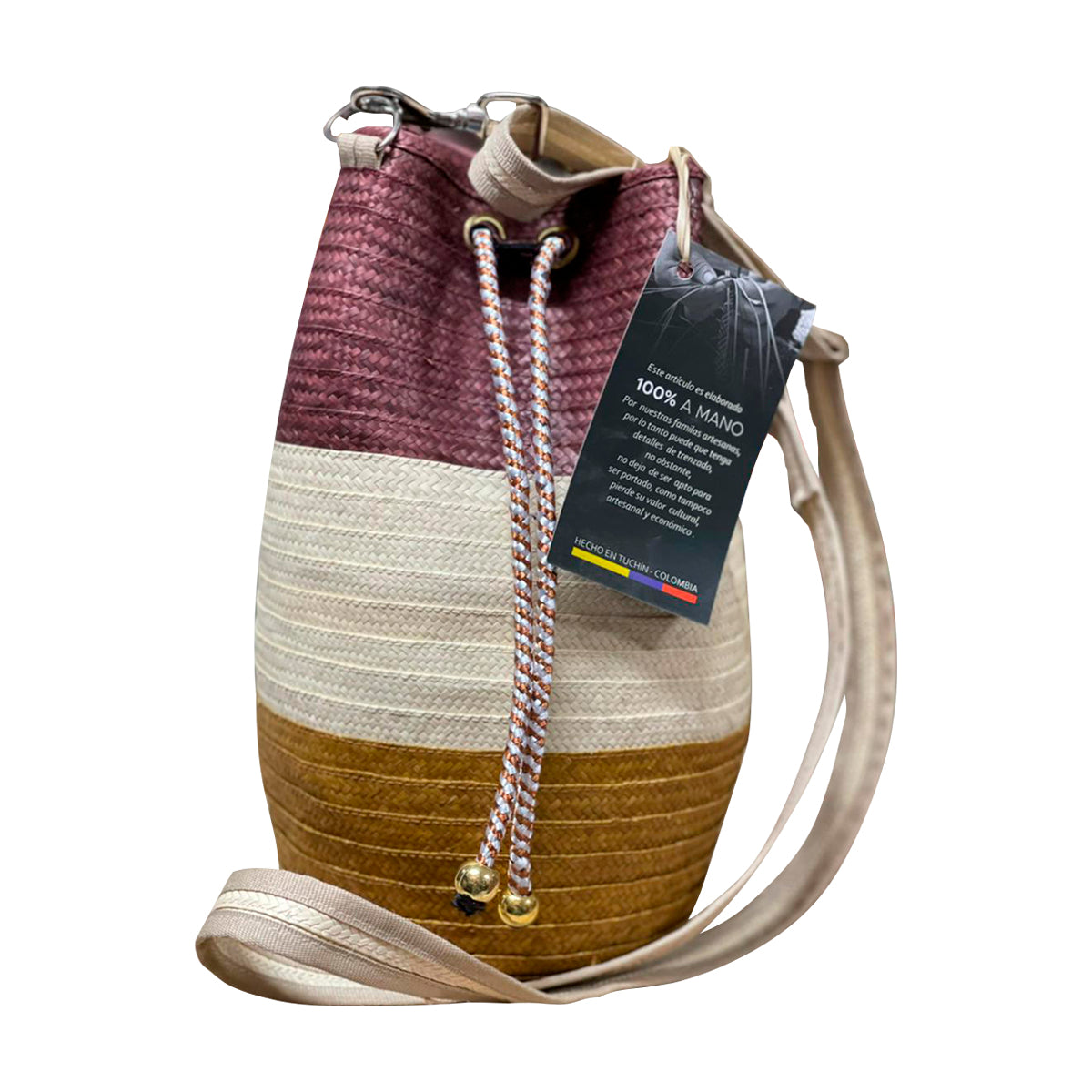 Mochila de caña Flecha tres colores