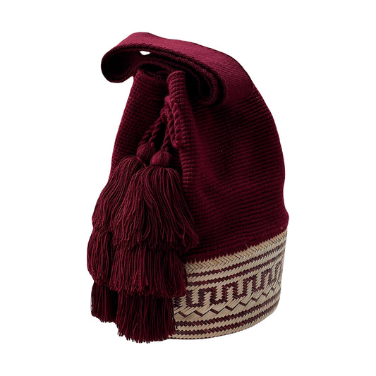 Mochila de Hilo color vinotinto