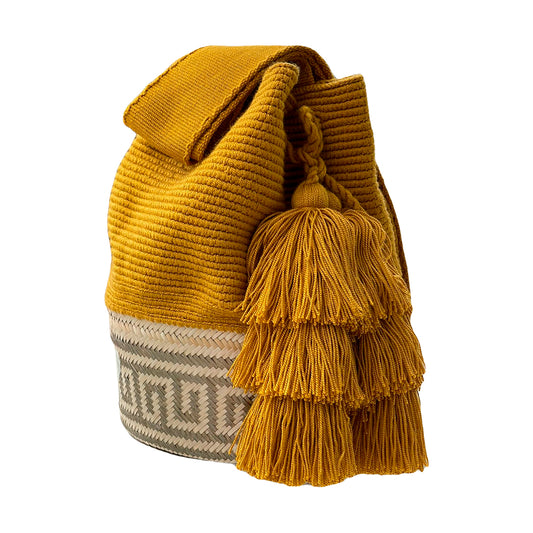 Mochila de Hilo color Mostaza