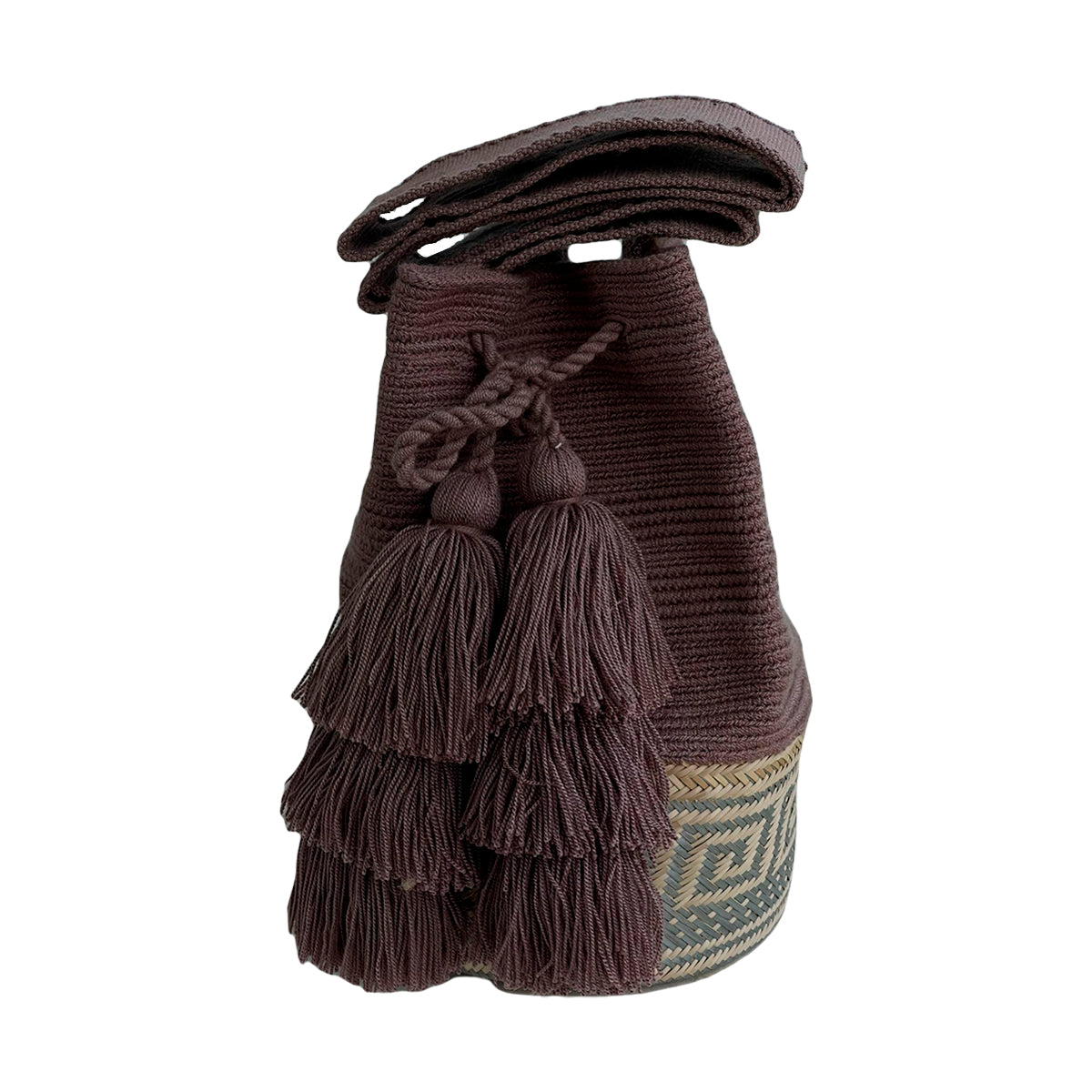 Mochila de Hilo color Violeta Carmin