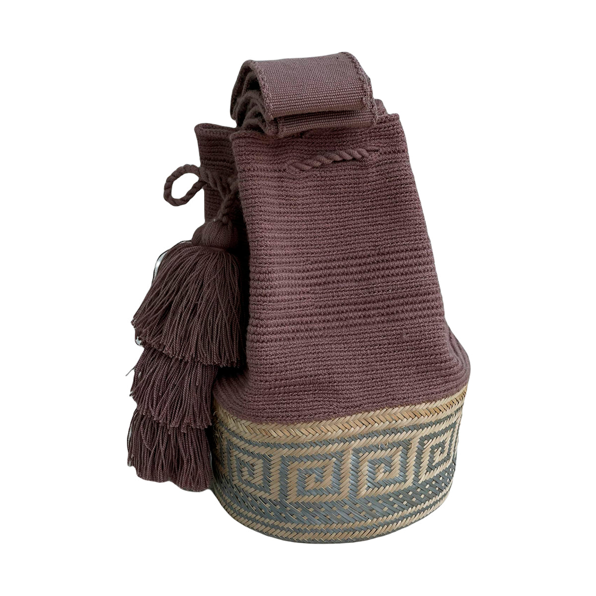 Mochila de Hilo color Violeta Carmin