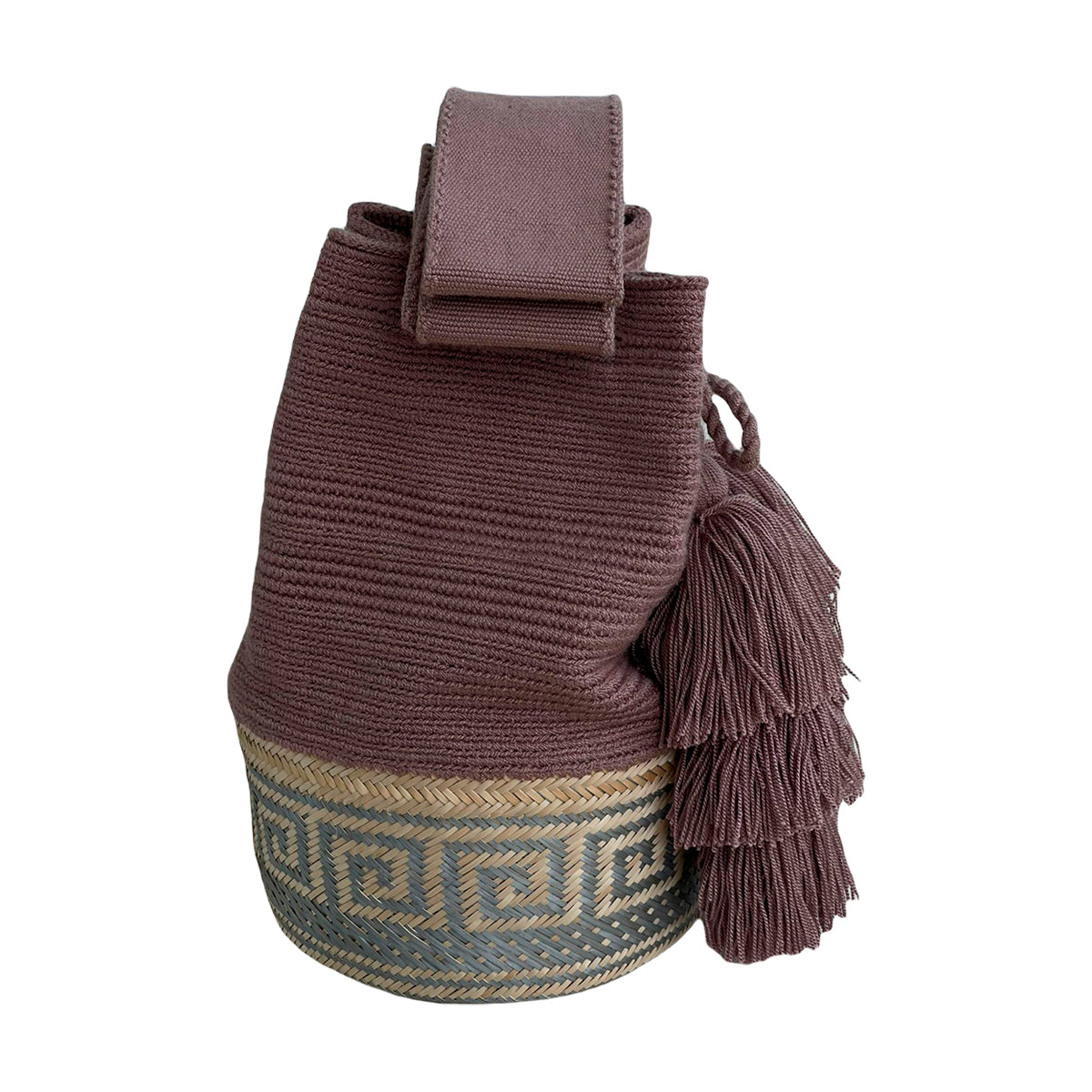 Mochila de Hilo color Violeta Carmin