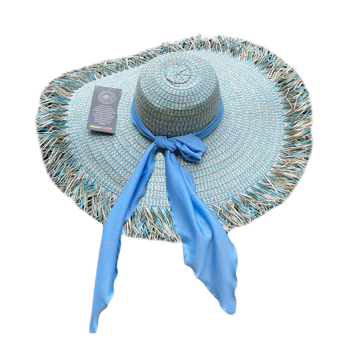 Pava Exclusiva Desflecada Tejido Caña Flecha