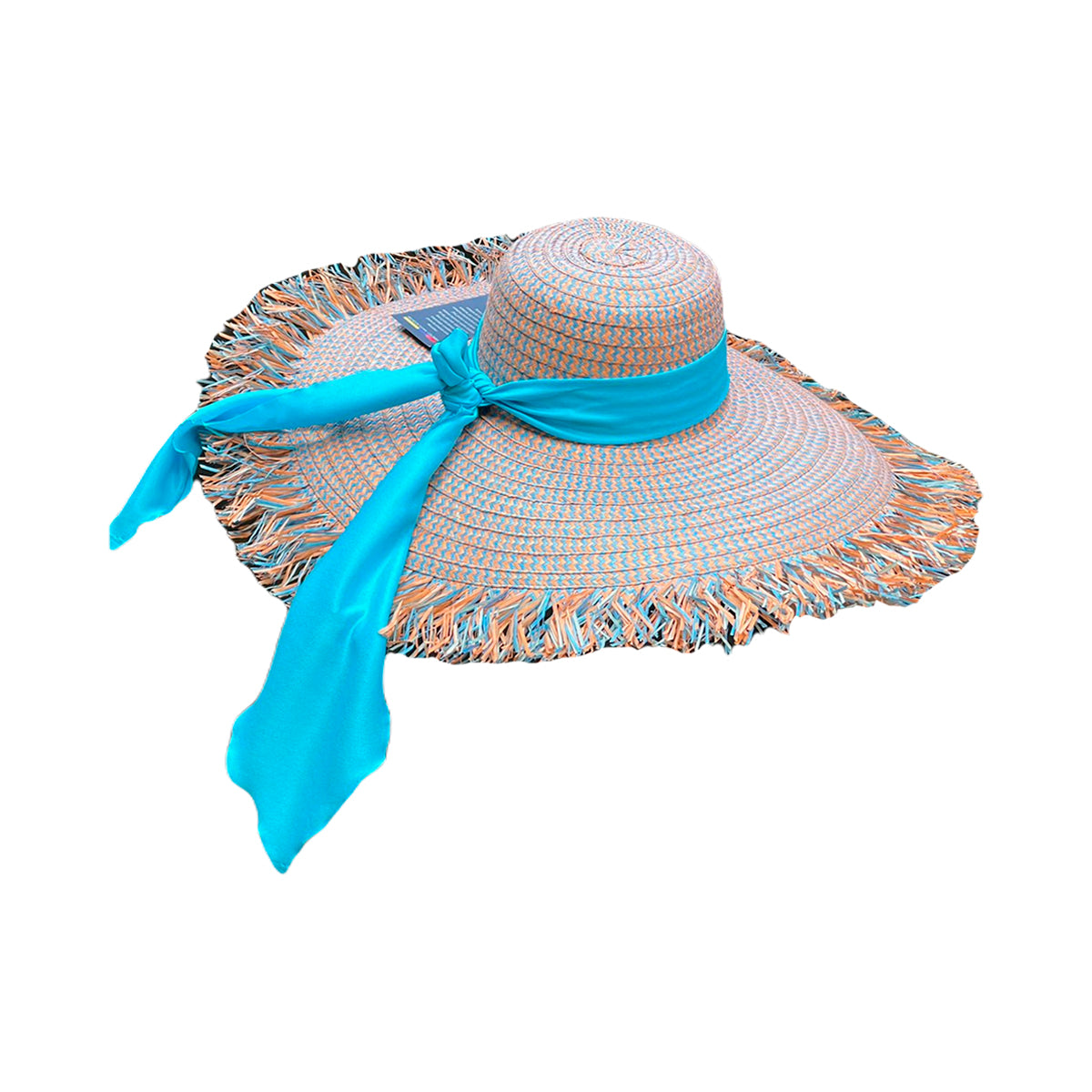 Pava Exclusva Diseño Desflecada Multicolor Fina