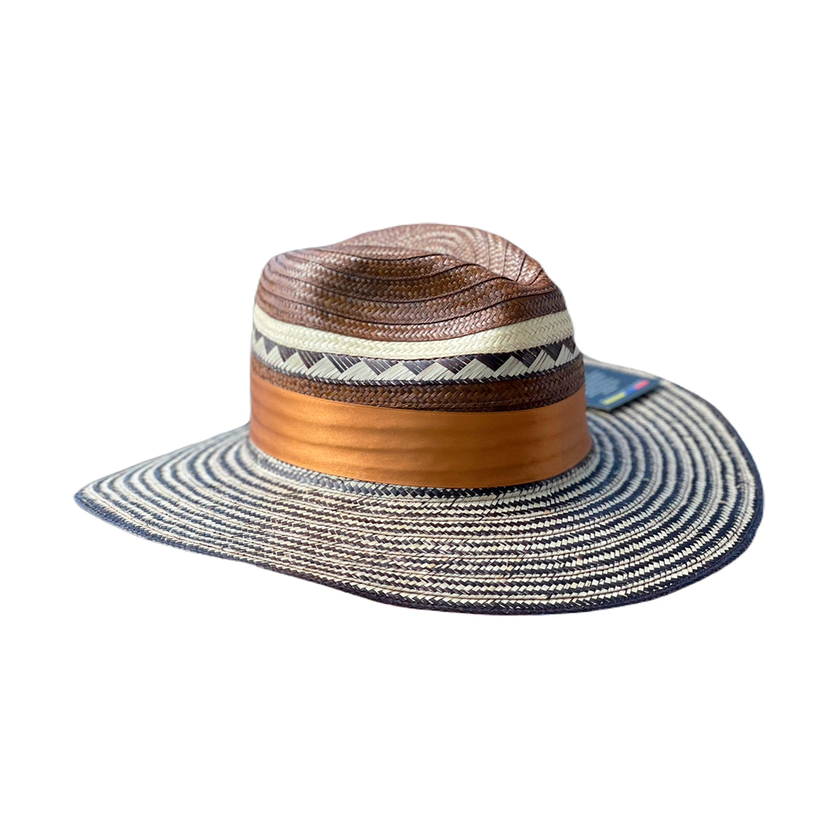 Sombrero Panameño Exclusivo Artesanal Multicolor